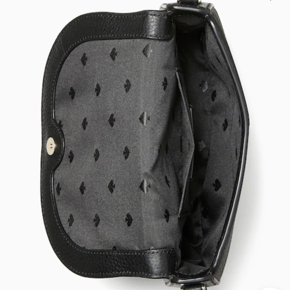 KATE SPADE - LEILA MINI FLAP CROSSBODY (BLACK) - Picture 3 of 6